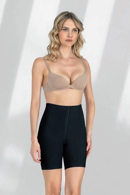 Bayan Lazer Kesim Silikon Bantlı Şort Korse 2060B