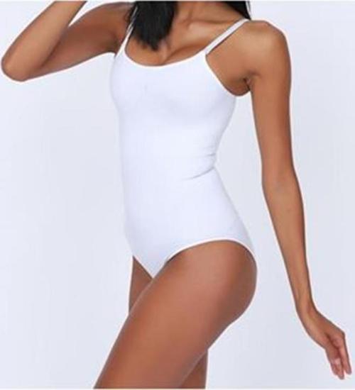 Bayan Beyaz Dikişsiz Kancalı Body Korse 755