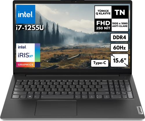 V15 G3 i7-1255U 8GB 2 TBSSD Intel Iris Xe Graphics 15.6" FHD Windows 11 Home Notebook 82TT00C6TXHMF37