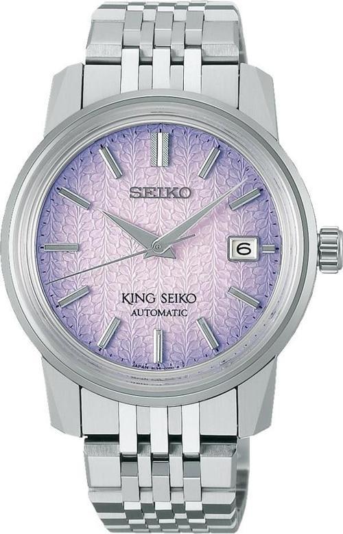 King SJE107J Tenjin-Fuji Violet Otomatik Erkek Kol Saati