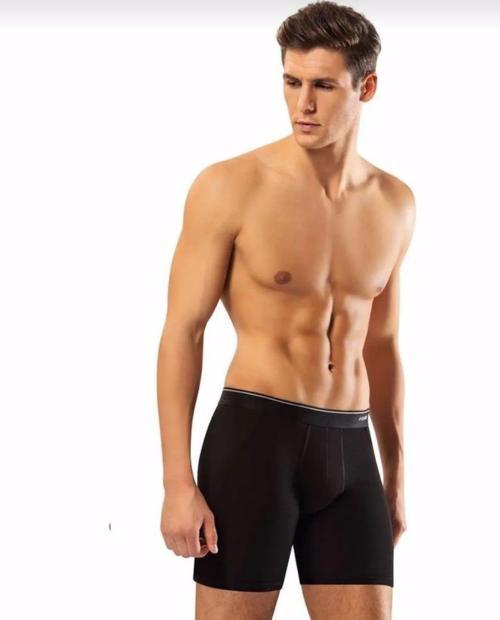 1470 ERKEK LİKRALI UZUN BOXER 6 ADET