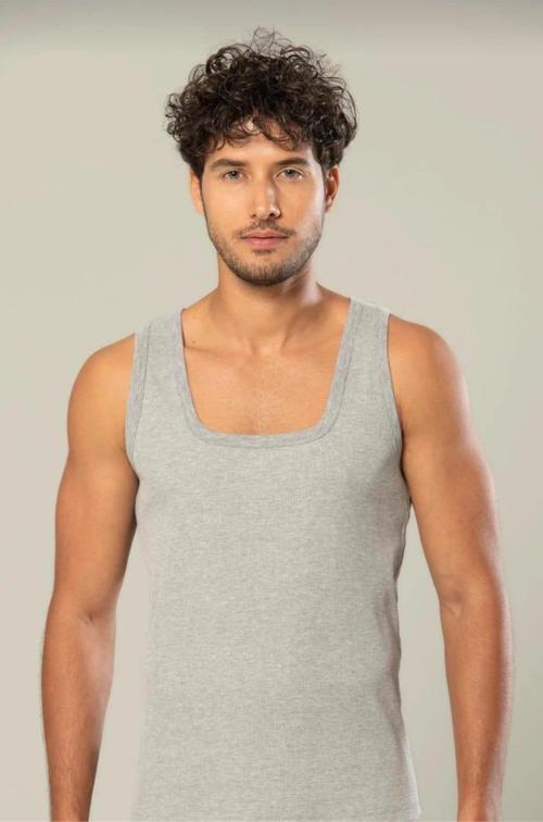 1128 ERKEK KARE YAKA KAŞKORSE ASKILI ATLET 10 ADET