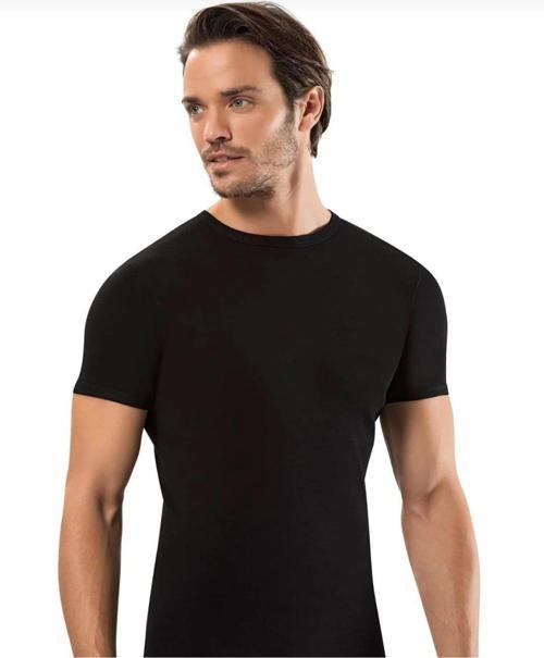 1197 ERKEK RİBANA KISA KOLLU SIFIR YAKA ATLET 6 ADET