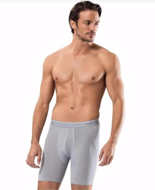 1470 ERKEK LİKRALI UZUN BOXER 6 ADET