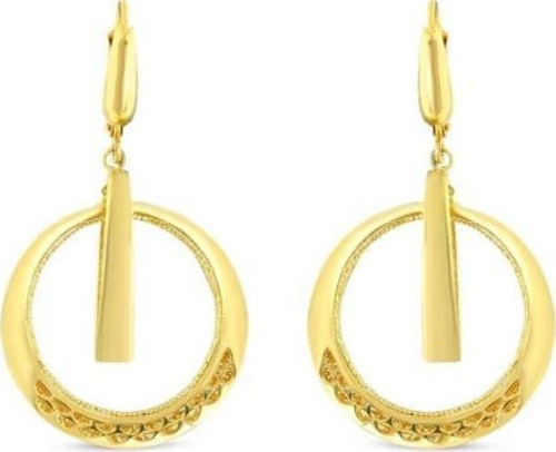 Tasarım Altın Küpe - 14k - 5.89gr