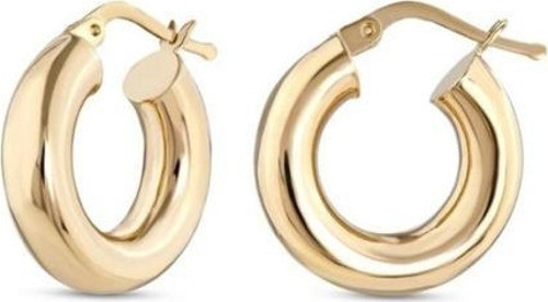 Altın Halka Küpe - 14k - 3.47gr