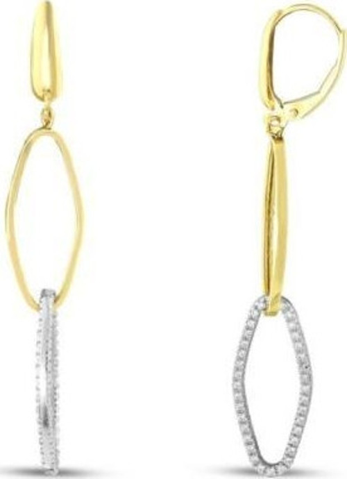 Tasarım Altın Küpe - 14k - 3.39gr
