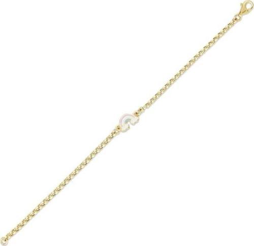 Gökkuşağı Figürlü Altın Çocuk Bileklik - 14k - 1.74gr