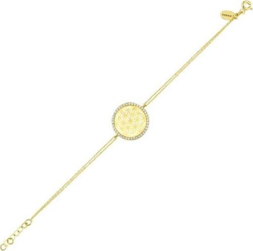 Yaşam Çiçeği Altın Bileklik - 14k - 2.41gr