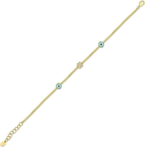 Nazar Boncuklu Altın Bileklik - 14k - 3.04gr