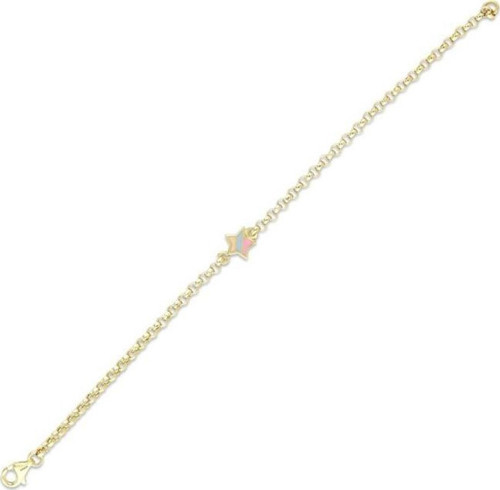 Yıldız Figürlü Altın Çocuk Bileklik - 14k - 1.55gr