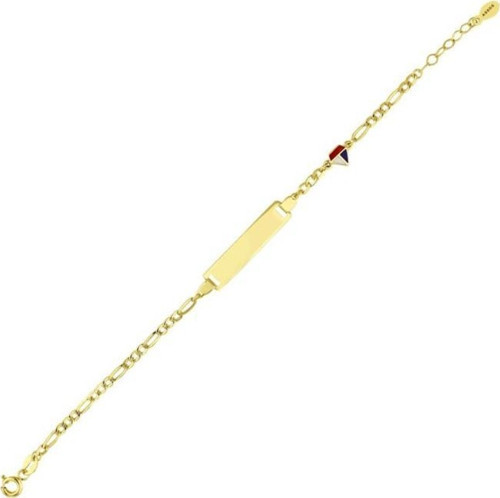 Yelken Figürlü Altın Çocuk Künye - 14k - 1.49gr