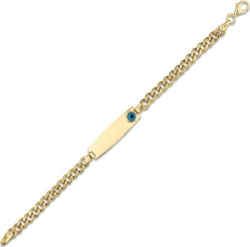 Nazarlıklı Altın Çocuk Künye - 14k - 4.17gr