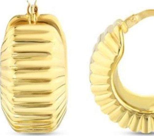 Tasarım Altın Küpe - 14k - 4.33gr