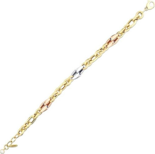 Tasarım Altın Zincir Bileklik - 14k - 12.87gr