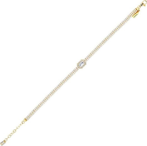 Baget Taşlı Altın Bileklik - 14k - 6.27gr