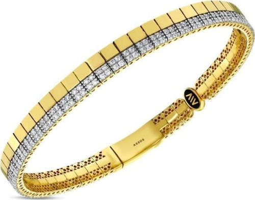 Tasarım Altın Kelepçe Bilezik - 14k - 12.55gr