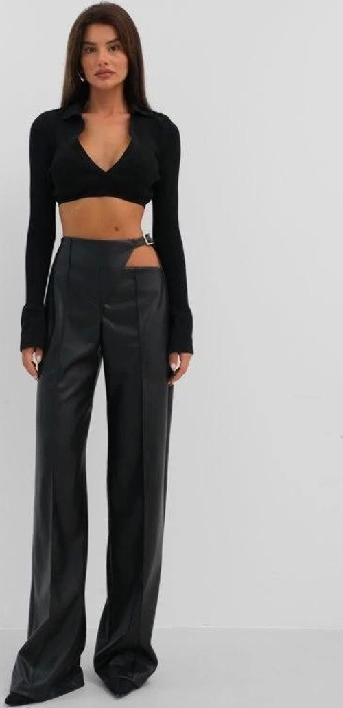 Polo Yaka Crop Kazak