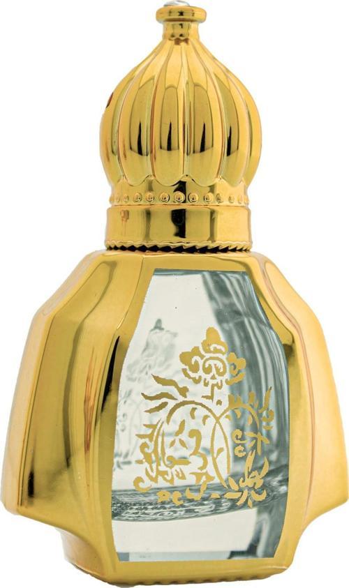 Parfüm Esans Cam Şişesi Gold Boş Esans Şişesi 12 Ml. Premium 9164-12ML-1