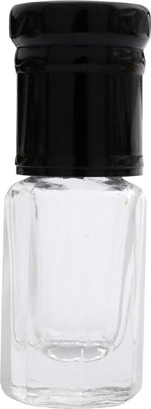 Parfüm Esans Cam Şişesi Siyah Boş Esans Şişesi 3 Ml. 10 Adet Premium A103-3ML-1