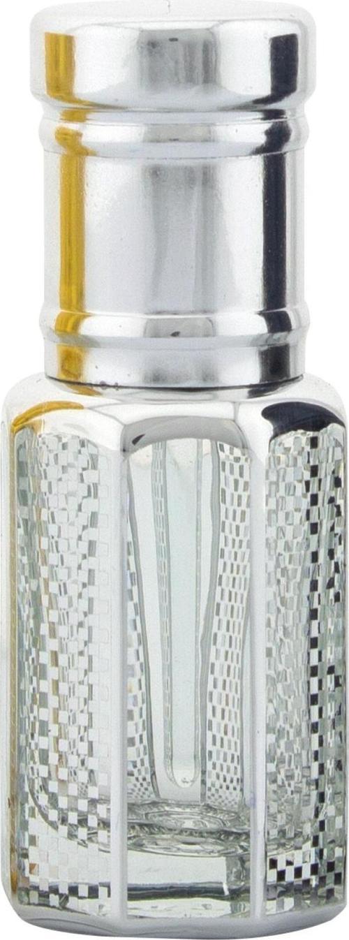 Parfüm Esans Cam Şişesi Silver Boş Esans Şişesi 3 Ml. Premium A114-3ML-2