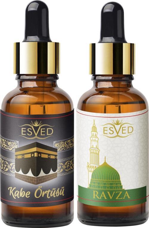 Kabe Örtüsü Kokusu Ve Medine Ravza Kokusu Saf Esansiyel Uçucu Yağ Buhurdanlık Yağı Difüzör Esansı Aromaterapi Ortam Koku