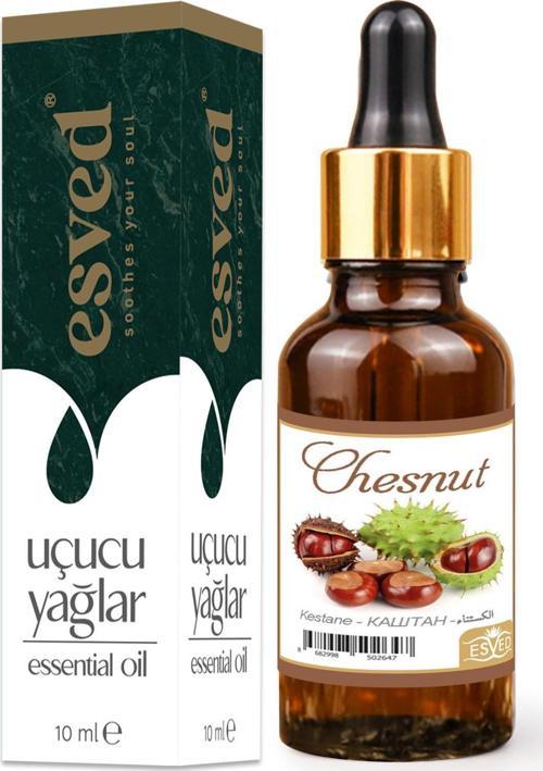 Kestane Kokusu Saf Esansiyel Uçucu Yağ Buhurdanlık Yağı Difüzör Esansı Aromaterapi Ortam Koku 10ml