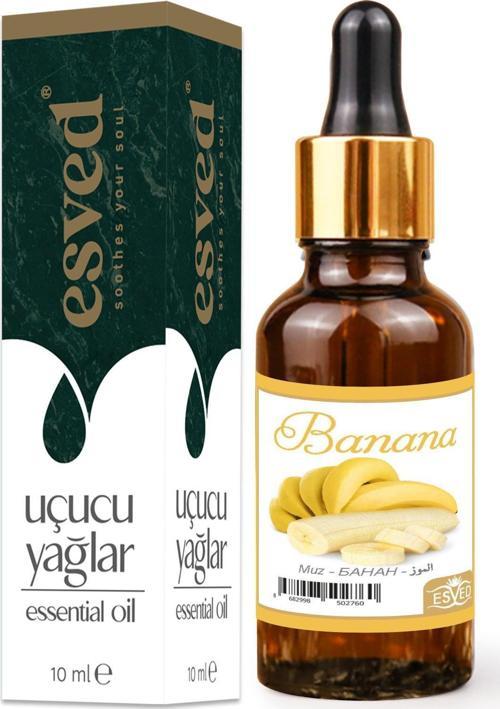 Muz Kokusu Kokusu Saf Esansiyel Uçucu Yağ Buhurdanlık Yağı Difüzör Esansı Aromaterapi Ortam Koku 10ml