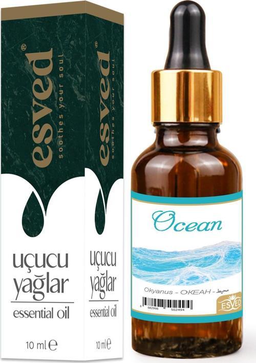 Okyanus Kokusu Saf Esansiyel Uçucu Yağ Buhurdanlık Yağı Difüzör Esansı Aromaterapi Ortam Koku 10ml