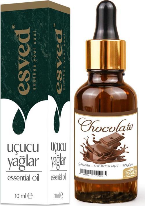 Çikolata Kokusu Saf Esansiyel Uçucu Yağ Buhurdanlık Yağı Difüzör Esansı Aromaterapi Ortam Koku 10ml