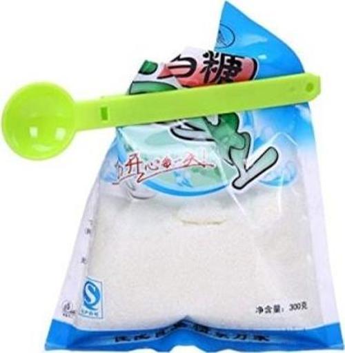 Büro Ev Ofis Mutfağı için 3BOY Ölçü Kaşığı Özellikli Poşet Klipsi Seti