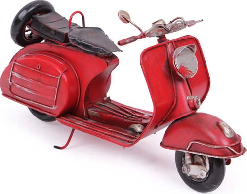 Dekoratif Metal Scooter