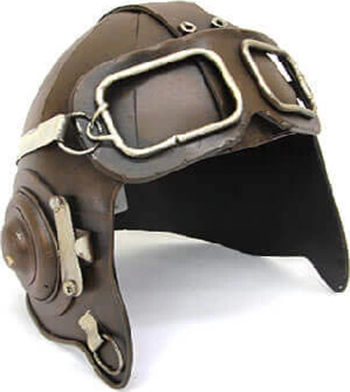 Dekoratif Metal Pilot Kaskı