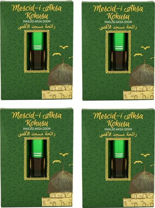 Mescidi Aksa Kokusu Alkolsüz Esans 3ml 4 Adet