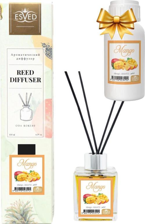 Mango Kokusu 100 Ml Çubuklu Oda Kokusu Yedek Dolum Şişesi Hediyeli
