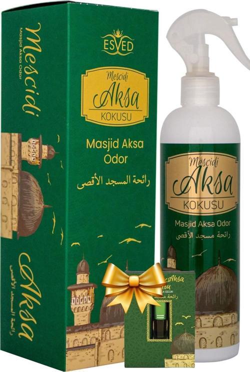 Mescidi Aksa Kokusu Sprey 400 Ml. Mescidi Aksa Kokusu Parfüm Esansı 3Ml. Hediyeli