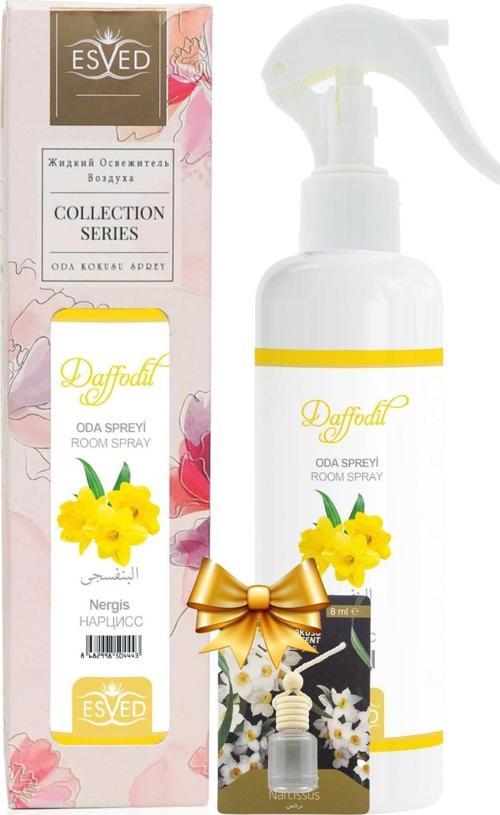 Nergiz Kokusu Sprey 400Ml. Nergiz Kokusu Araba Kokusu 8Ml. Hediyeli