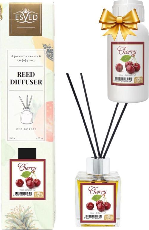 Kiraz Kokusu 100 Ml Çubuklu Oda Kokusu Yedek Dolum Şişesi Hediyeli