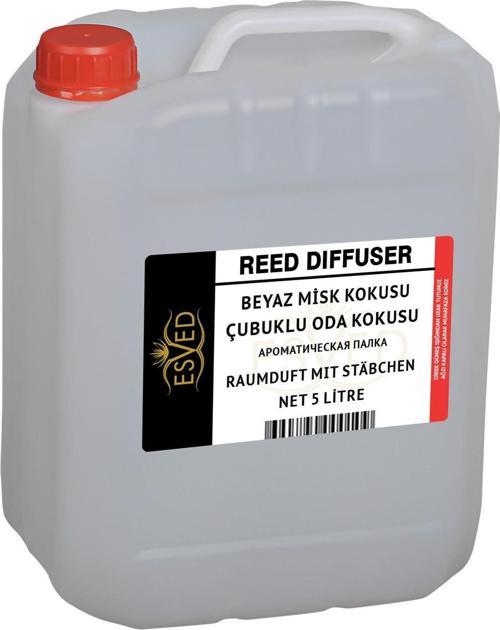 Beyaz Misk Kokusu Çubuklu Oda Kokusu Yedeği 5 Litre