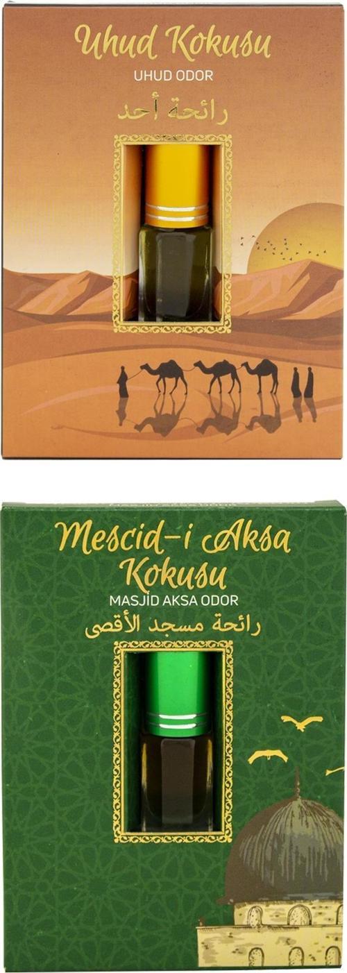 Uhud Kokusu Ve Mescidi Aksa Kokusu Alkolsüz Esans 3ml