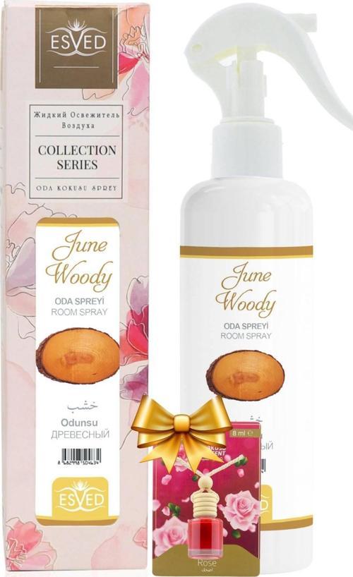 Odunsu Kokusu Sprey 400Ml. Odunsu Kokusu Araba Kokusu 8Ml. Hediyeli