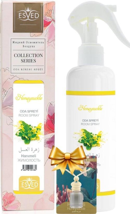 Hanımeli Kokusu Sprey 400Ml. Hanımeli Kokusu Araba Kokusu 8Ml. Hediyeli