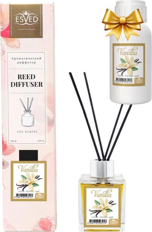 Vanilya Kokusu 100 Ml Çubuklu Oda Kokusu Yedek Dolum Şişesi Hediyeli