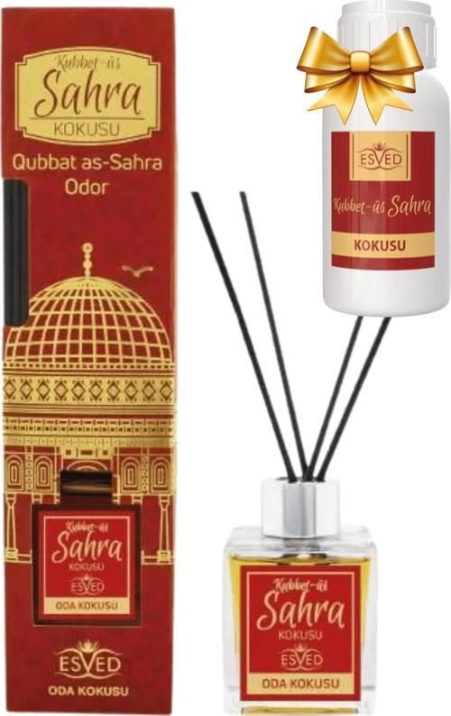 Kubbetüs Sahra Kokusu 100 Ml Çubuklu Oda Kokusu Yedek Dolum Şişesi Hediyeli