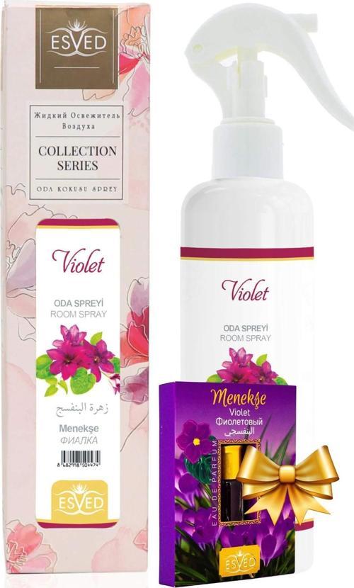 Menekşe Kokusu Sprey 400 Ml. Menekşe Kokusu Parfüm Esansı 3Ml. Hediyeli