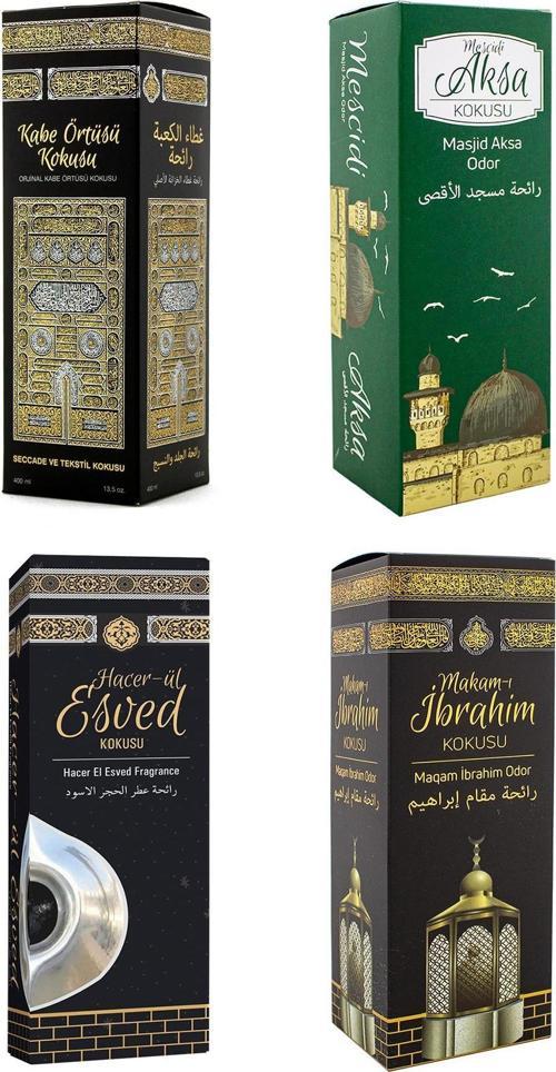 Kabe Örtüsü Kokusu Mescidi Aksa Kokusu Hacerül Esved Kokusu Ve Makamı İbrahim kokusu Sprey 400 Ml.