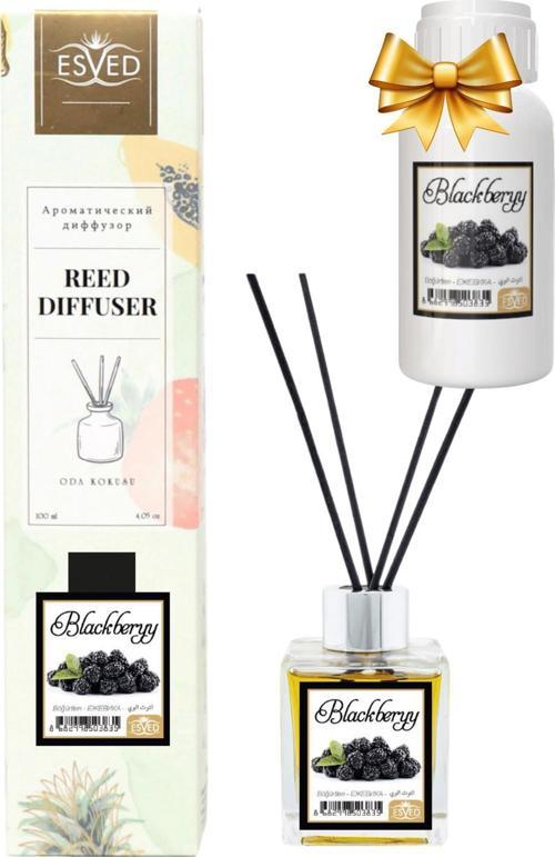 Böğürtlen Kokusu 100 Ml Çubuklu Oda Kokusu Yedek Dolum Şişesi Hediyeli