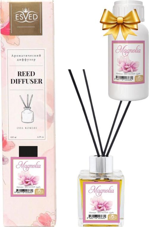 Manolya Kokusu 100 Ml Çubuklu Oda Kokusu Yedek Dolum Şişesi Hediyeli