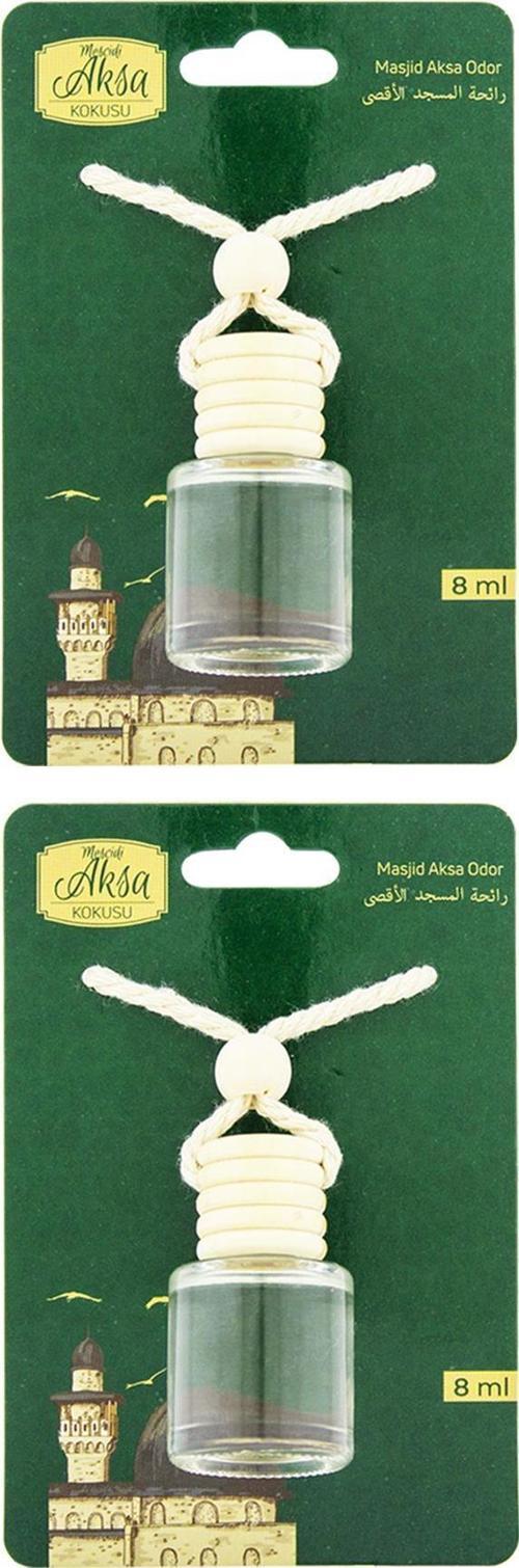 Mescidi Aksa Kokusu 8 Ml Araba Kokusu Cam Şişe 2 Adet