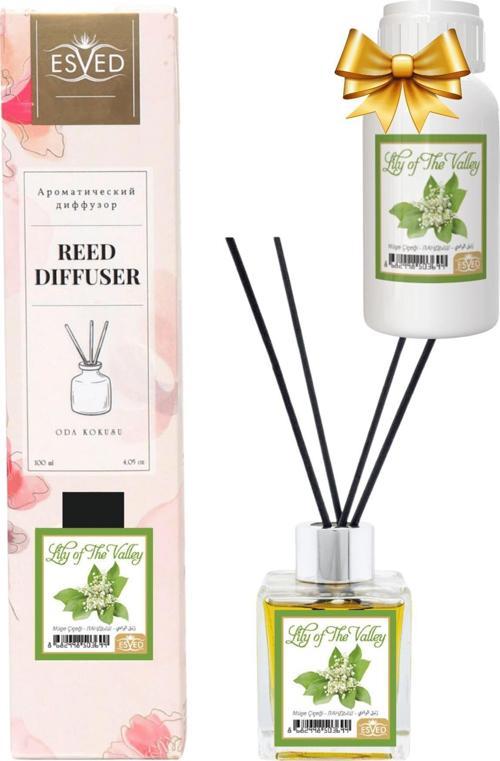 Müge Çiçeği Kokusu 100 Ml Çubuklu Oda Kokusu Yedek Dolum Şişesi Hediyeli